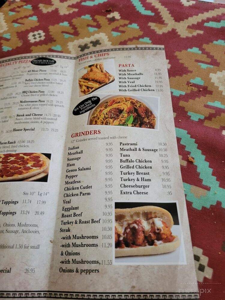 Dimitri's Pizzeria - Warwick, RI menu_pic