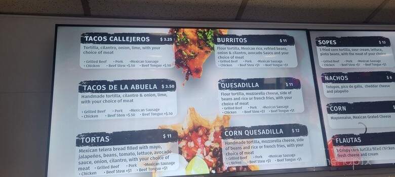 Tacos Al Pastor - Brookhaven, GA menu_pic