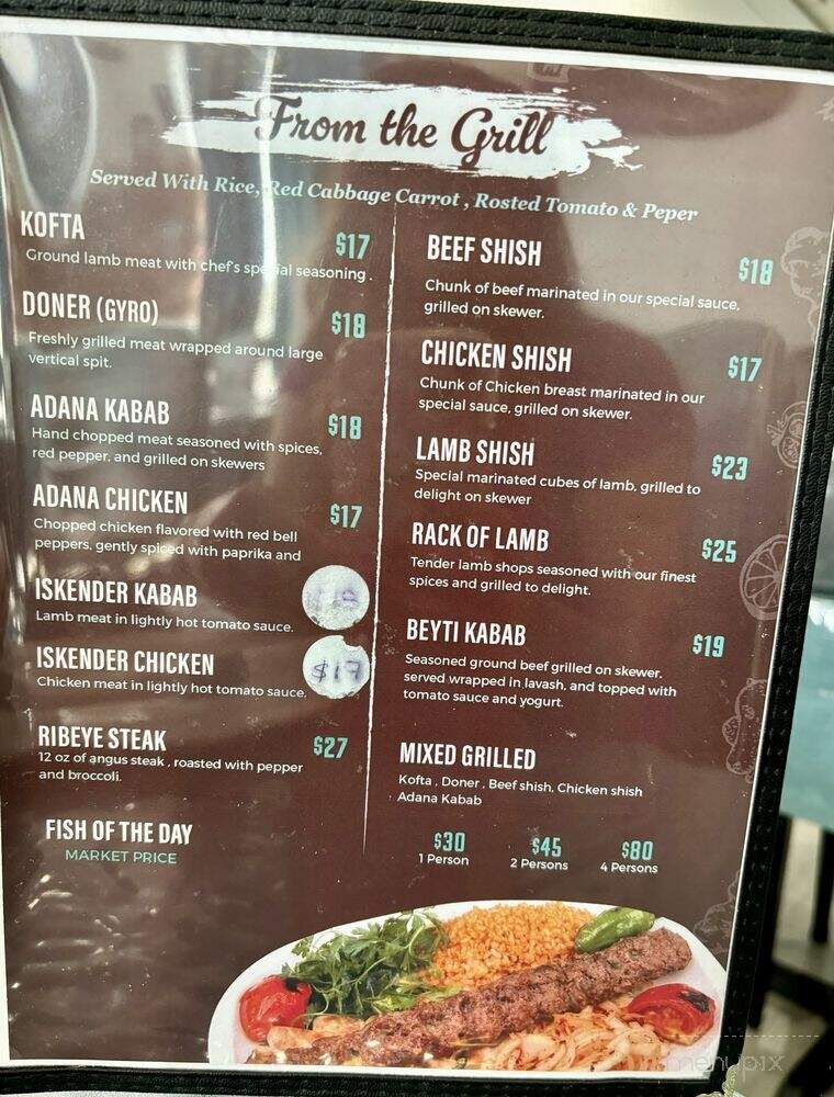 Kofta Cuisine - Jacksonville, FL menu_pic