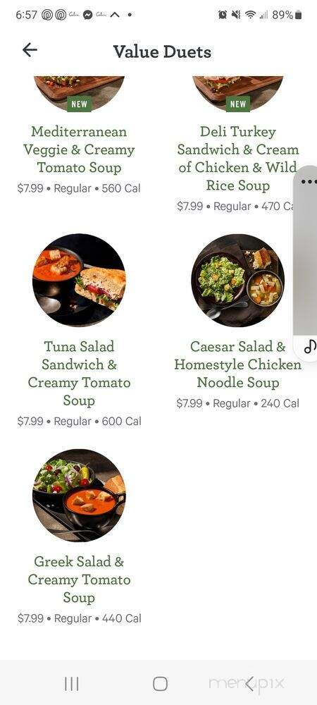 Panera Bread - Medford, OR menu_pic