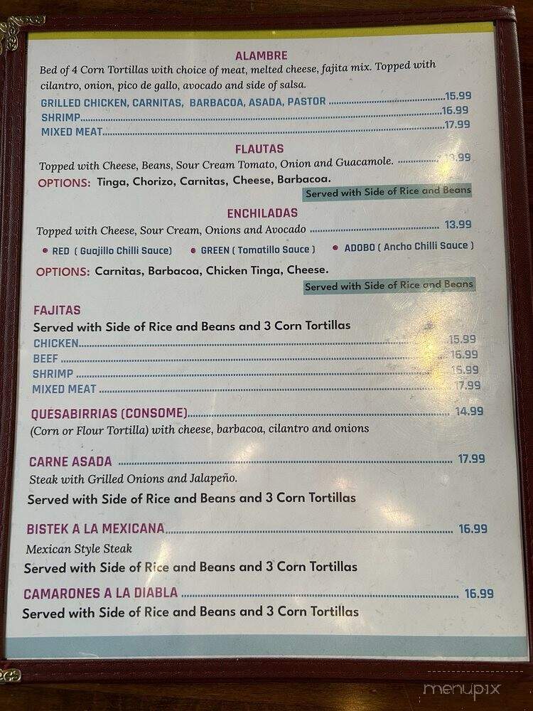 Nacho's Mexican Grill - Farmington, MN menu_pic