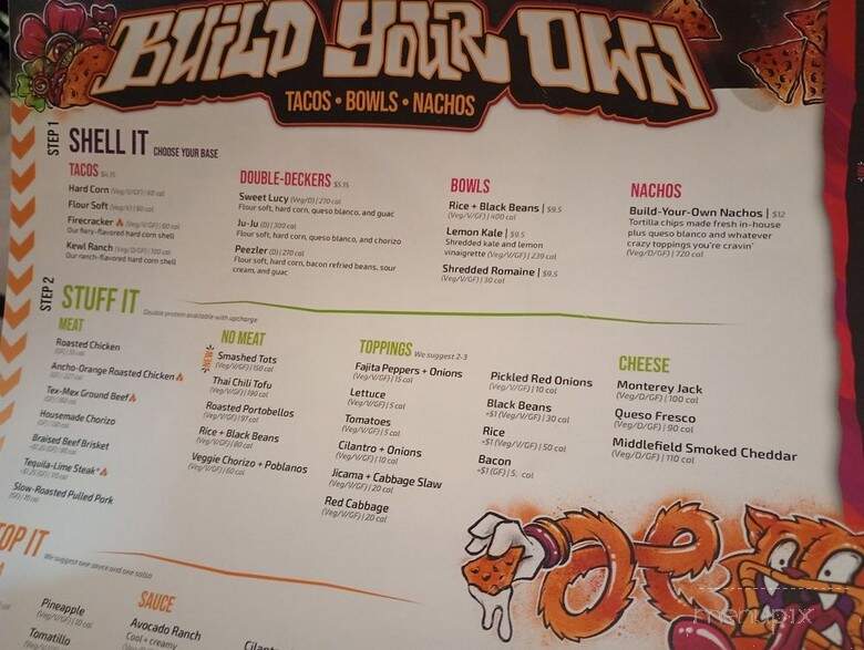 Condado Tacos - Mount Pleasant, SC menu_pic