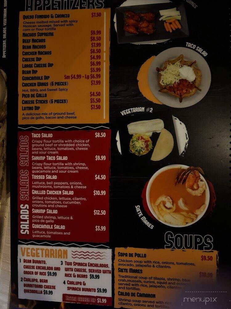 Sabor Latino Grill - Richburg, SC menu_pic