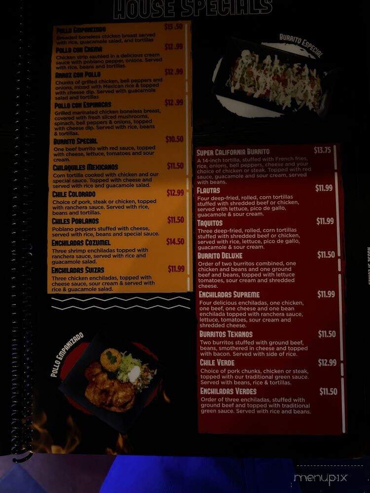 Sabor Latino Grill - Richburg, SC menu_pic