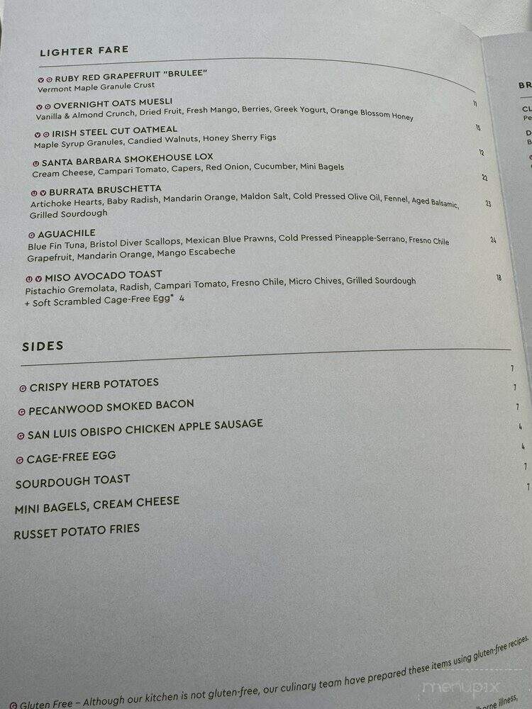 Grapefruit Basil Restaurant - Indian Wells, CA menu_pic