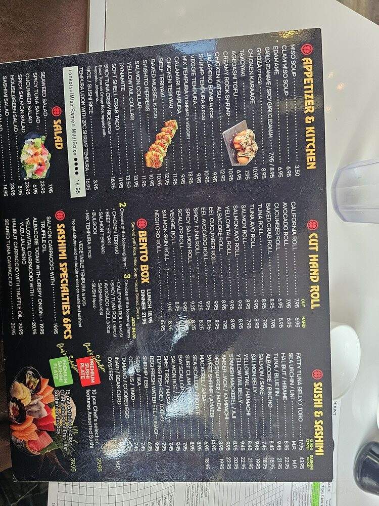 Sushi 818 - Glendale, CA menu_pic