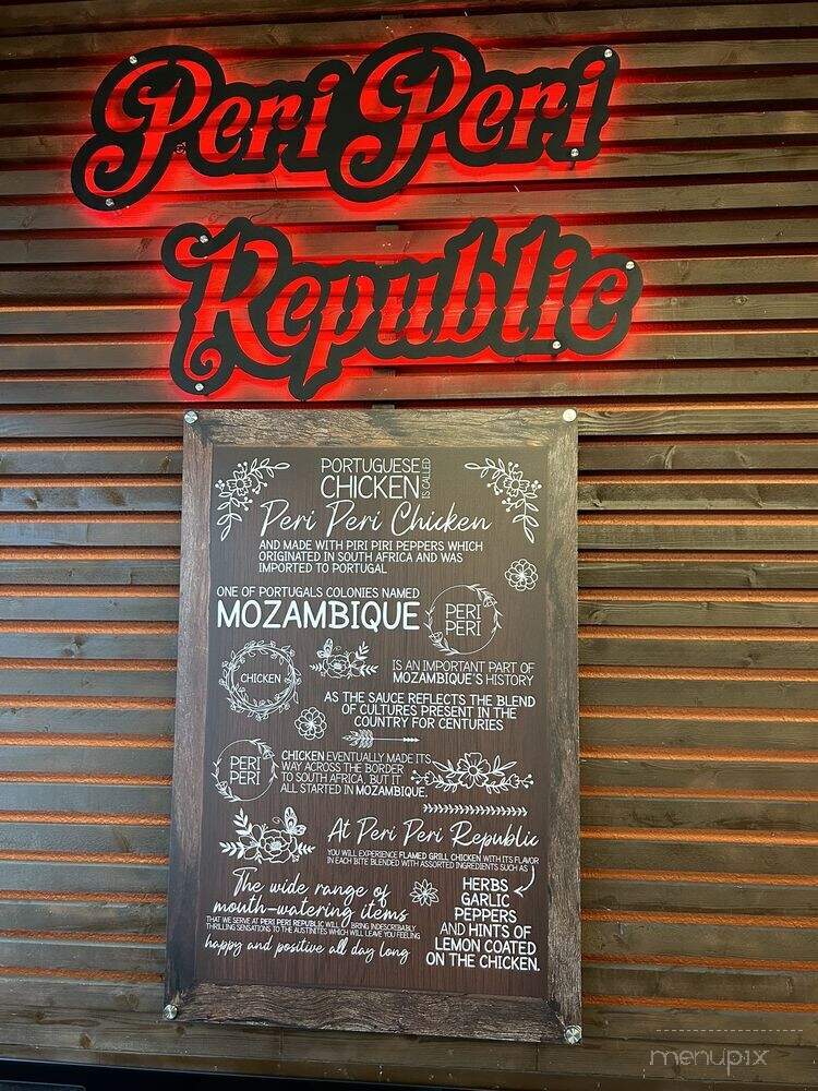 Peri Peri Republic - Cedar Park, TX menu_pic