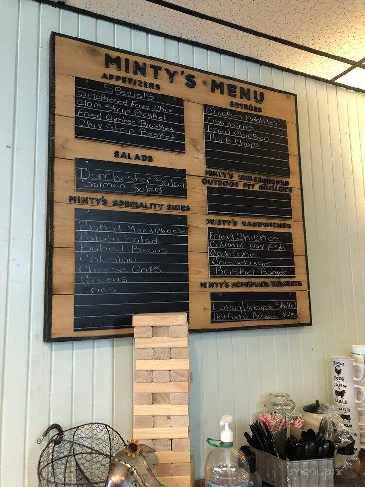 Mintys Place - Cambridge, MD menu_pic