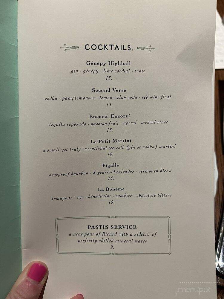 Little Sparrow - Atlanta, GA menu_pic