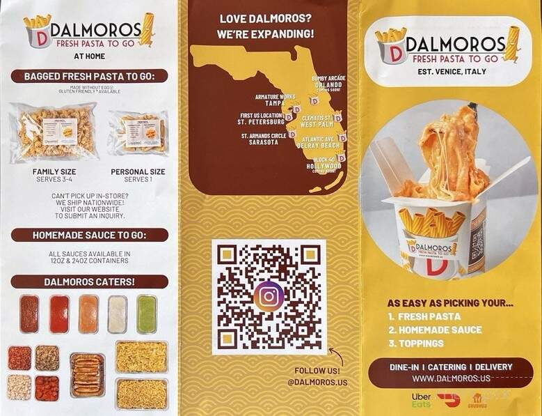 DalMoros Fresh Pasta To Go - Delray Beach, FL menu_pic