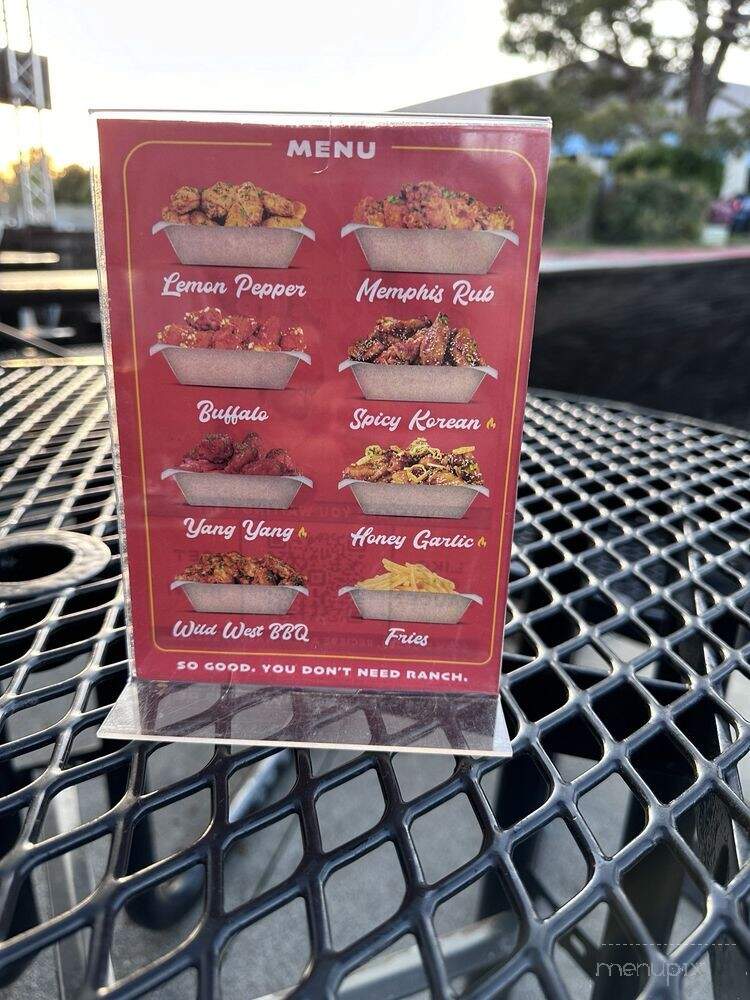Wings By Mezzo - Costa Mesa, CA menu_pic