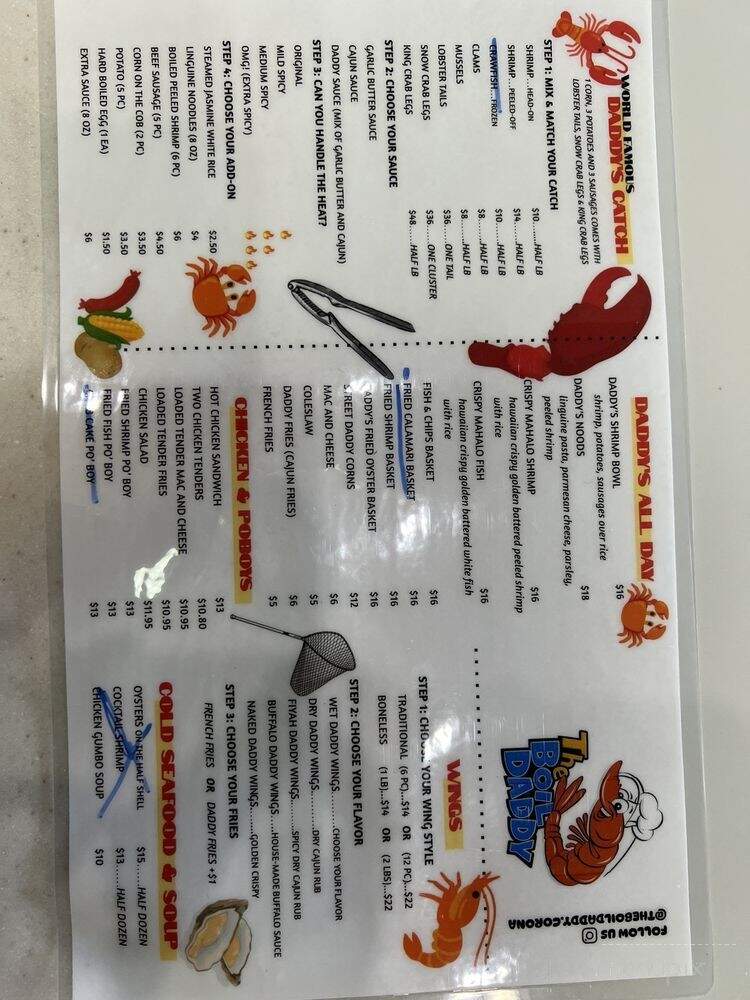 The Boil Daddy - Corona, CA menu_pic