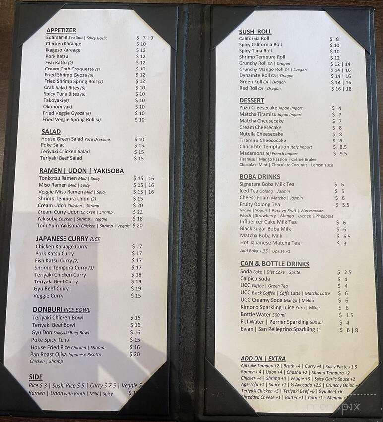 Unique Cafe - Ontario, CA menu_pic