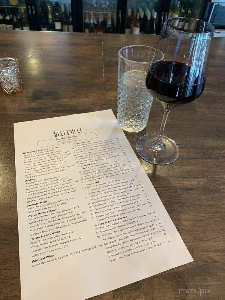 Belleville Wine Bar - Reno, NV menu_pic