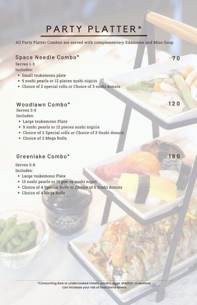 Greenlake Sushi and Roll - Seattle, WA menu_pic