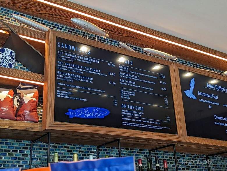 The Fly-By - Mountain View, CA menu_pic