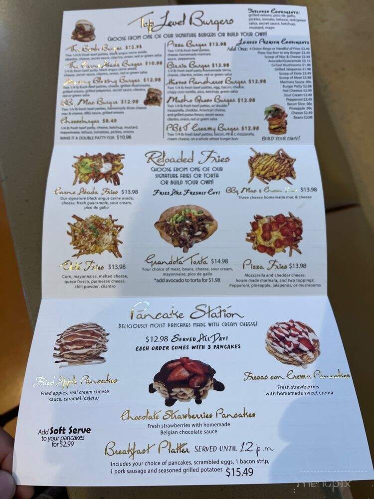 Reloaded Manny's - Victorville, CA menu_pic
