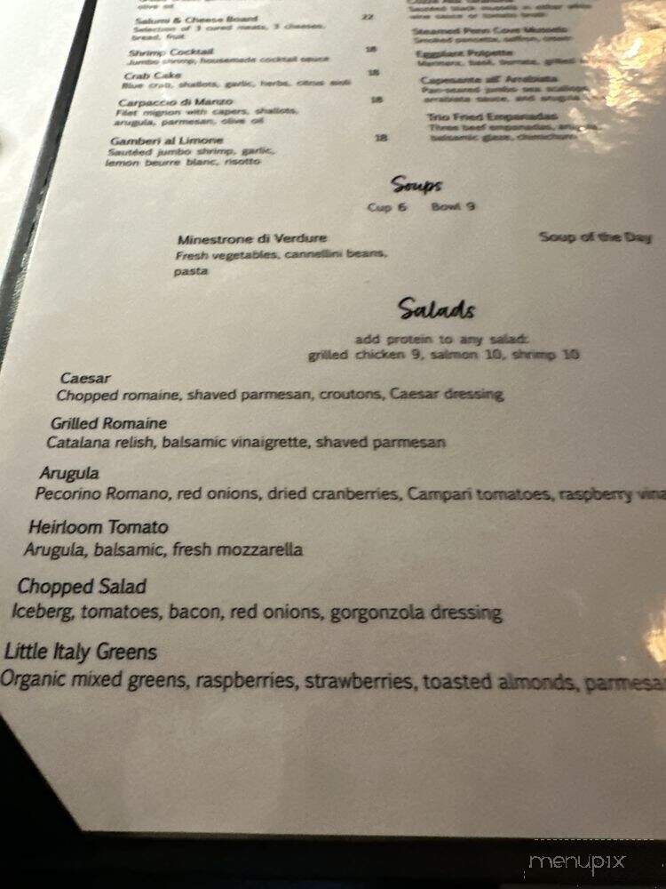 Fettuccine Marcello Italian Kitchen - San Clemente, CA menu_pic