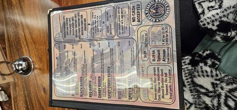 Menya Musashi Tsukemen & Ramen - Federal Way, WA menu_pic