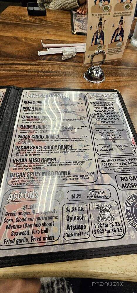 Menya Musashi Tsukemen & Ramen - Federal Way, WA menu_pic