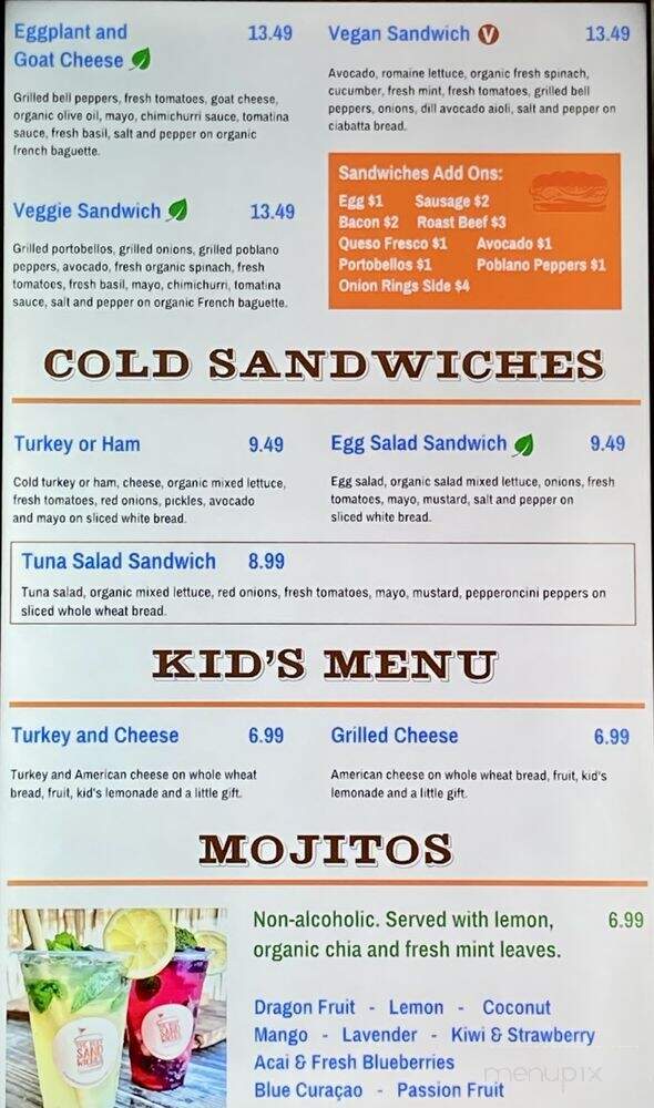 The Best Sandwiches - San Jose, CA menu_pic