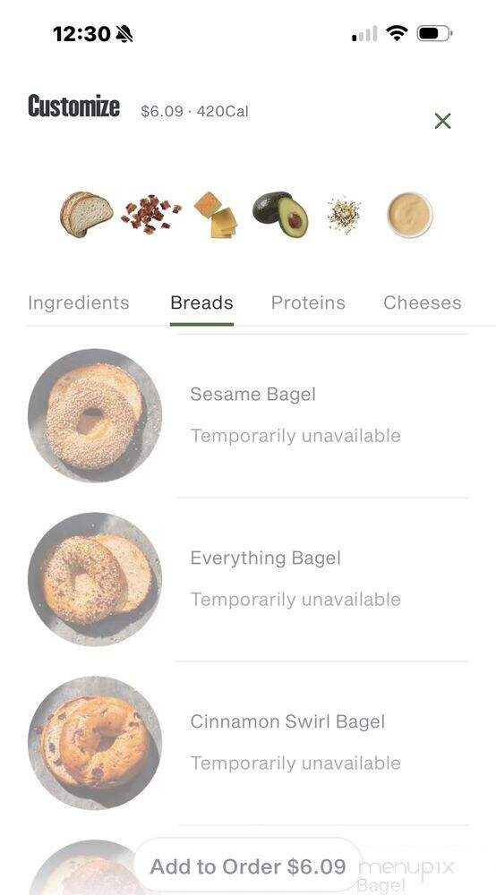 Panera Bread - Reno, NV menu_pic