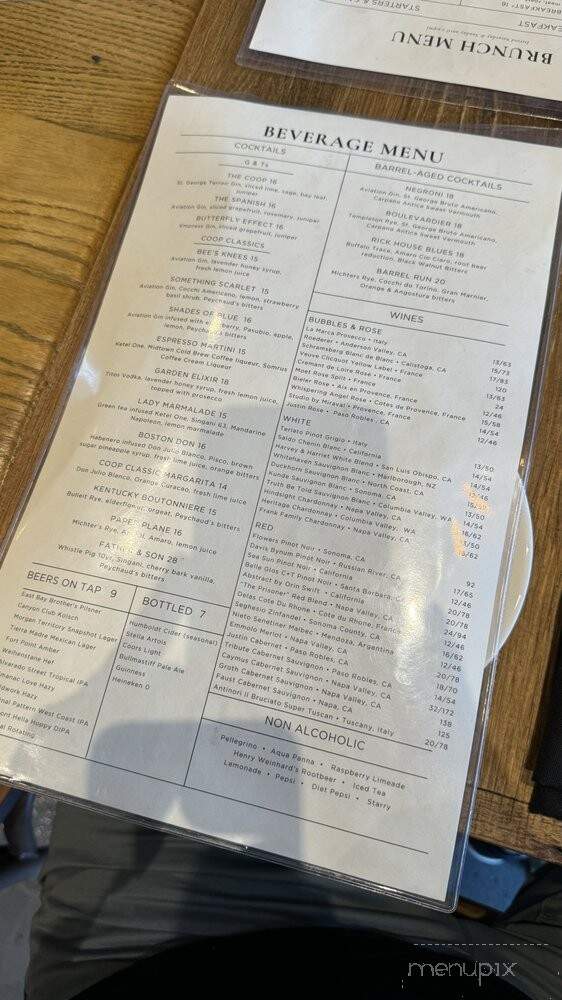 The Cooperage American Grille - Walnut Creek, CA menu_pic