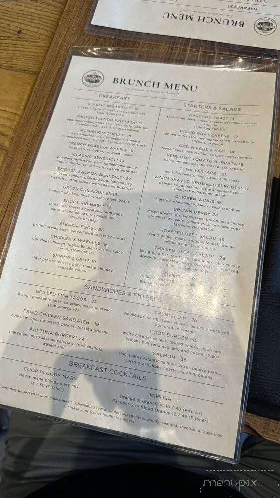 The Cooperage American Grille - Walnut Creek, CA menu_pic