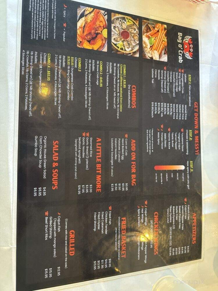 Bag O Crab - Montebello, CA menu_pic