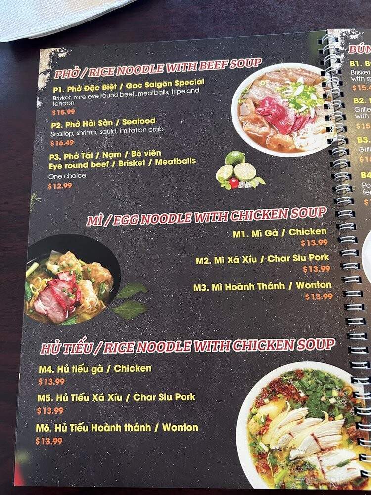 Goc Saigon - Chandler, AZ menu_pic