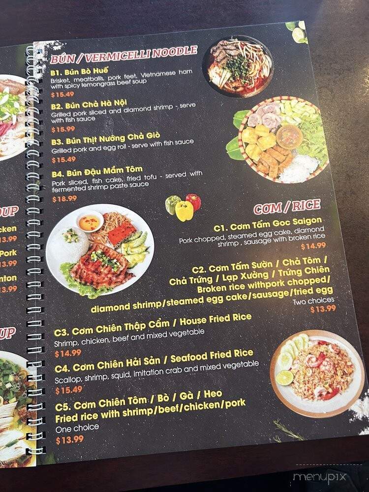 Goc Saigon - Chandler, AZ menu_pic
