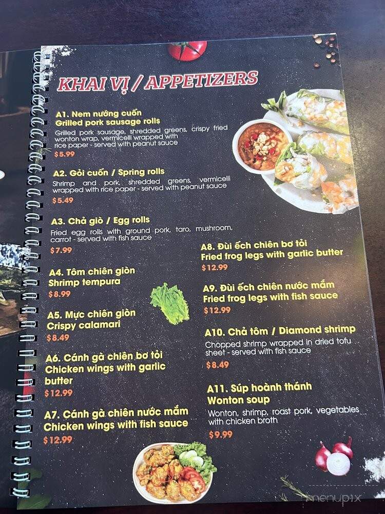 Goc Saigon - Chandler, AZ menu_pic