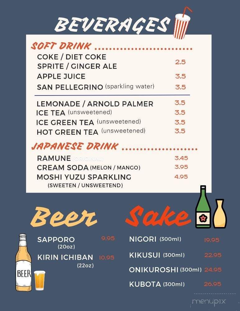 Little Ferry Sushi - Lake Forest, CA menu_pic