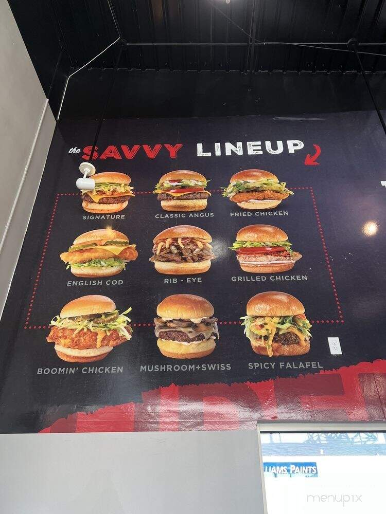 Savvy Sliders - Dallas, TX menu_pic