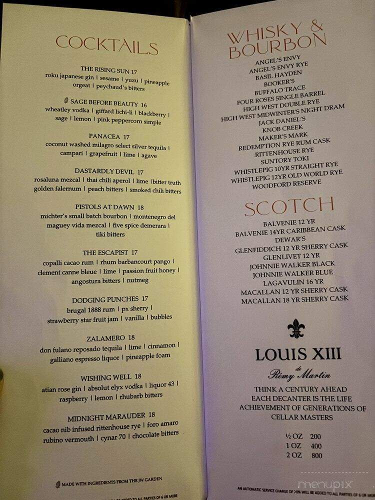 Beacon - Tampa, FL menu_pic