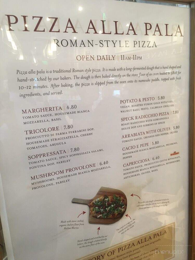 Pizza Alla Pala - Los Angeles, CA menu_pic