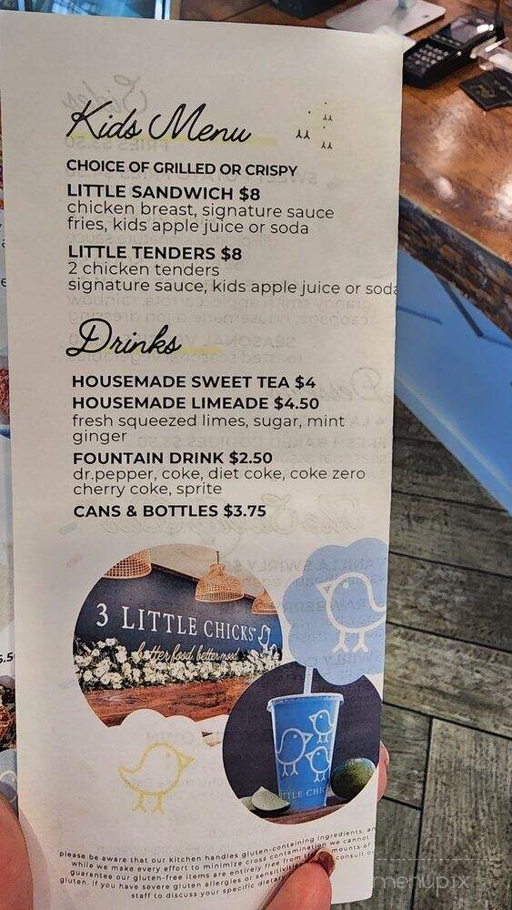 3 Little Chicks - Las Vegas, NV menu_pic