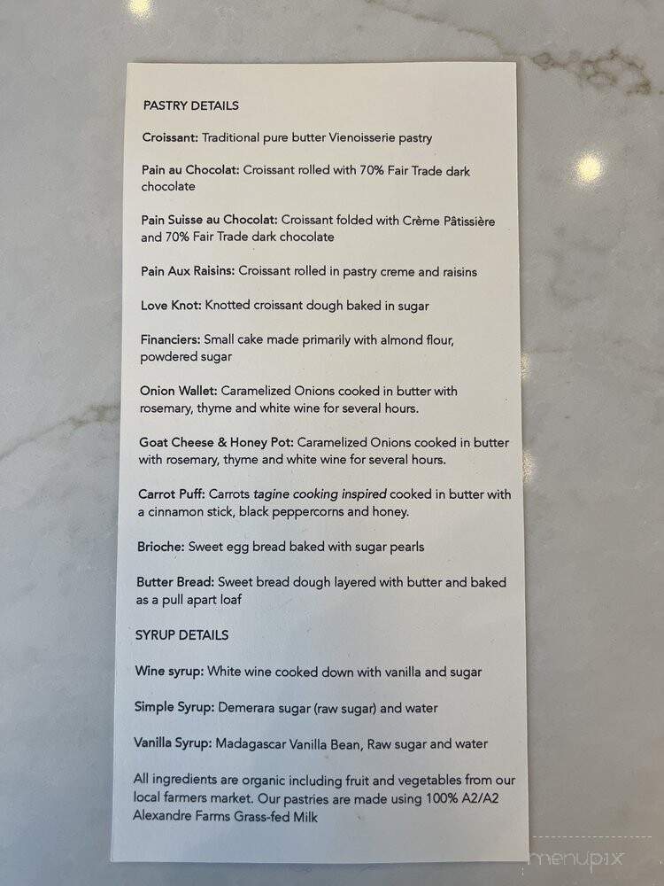 Butter and Fold - Ventura, CA menu_pic