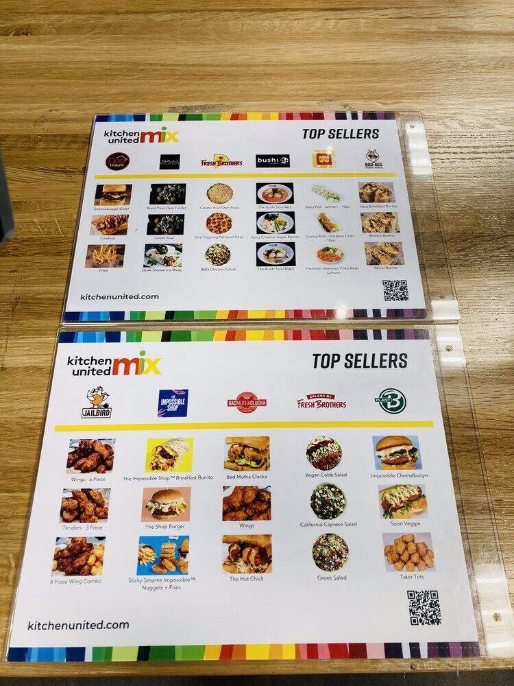 Kitchen United MIX - Los Angeles, CA menu_pic