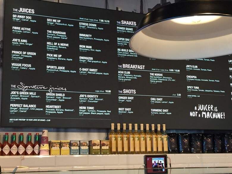 Joe & The Juice - San Francisco, CA menu_pic