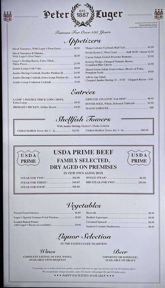 Peter Luger Steak House - Las Vegas, NV