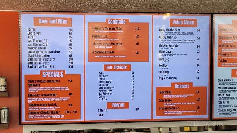 Vegan Junk Food - Portland, OR menu_pic