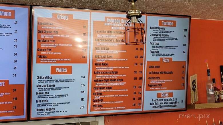 Vegan Junk Food - Portland, OR menu_pic
