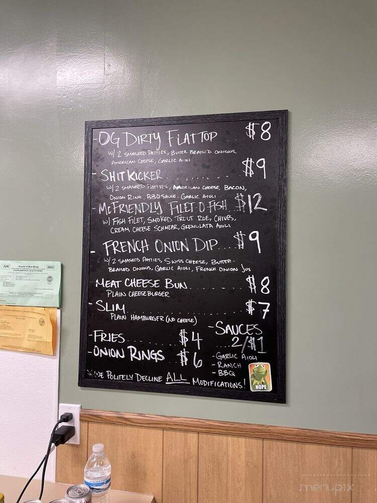 The Friendly Kearny Mesa - San Diego, CA menu_pic