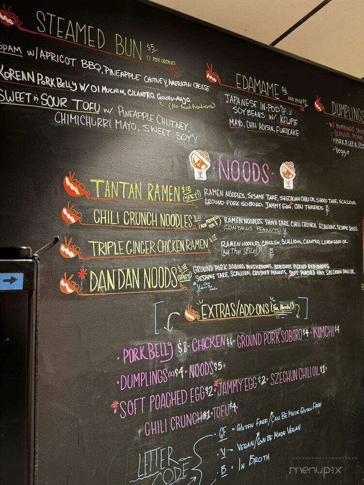 Lil Dumplings Noodle Bar - Indianapolis, IN menu_pic