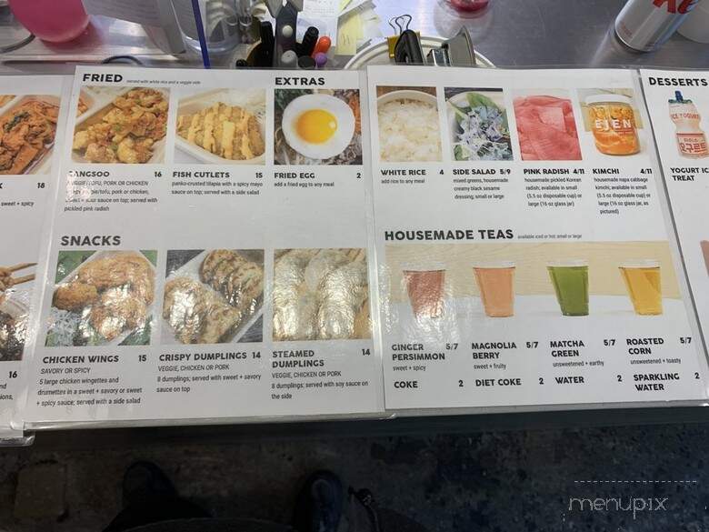 Ejen Korean Comfort Food - Brooklyn, NY menu_pic