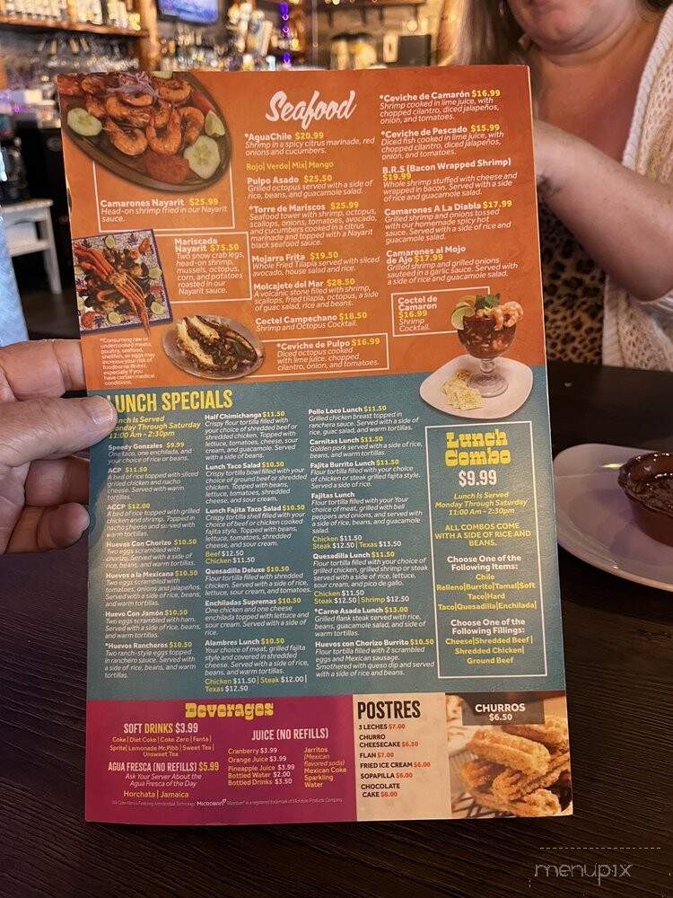 Taco-Quila Mexican Kitchen and Cantina - Clearwater, FL menu_pic