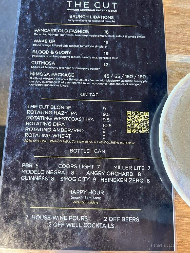 The Cut - Rancho Cucamonga, CA menu_pic