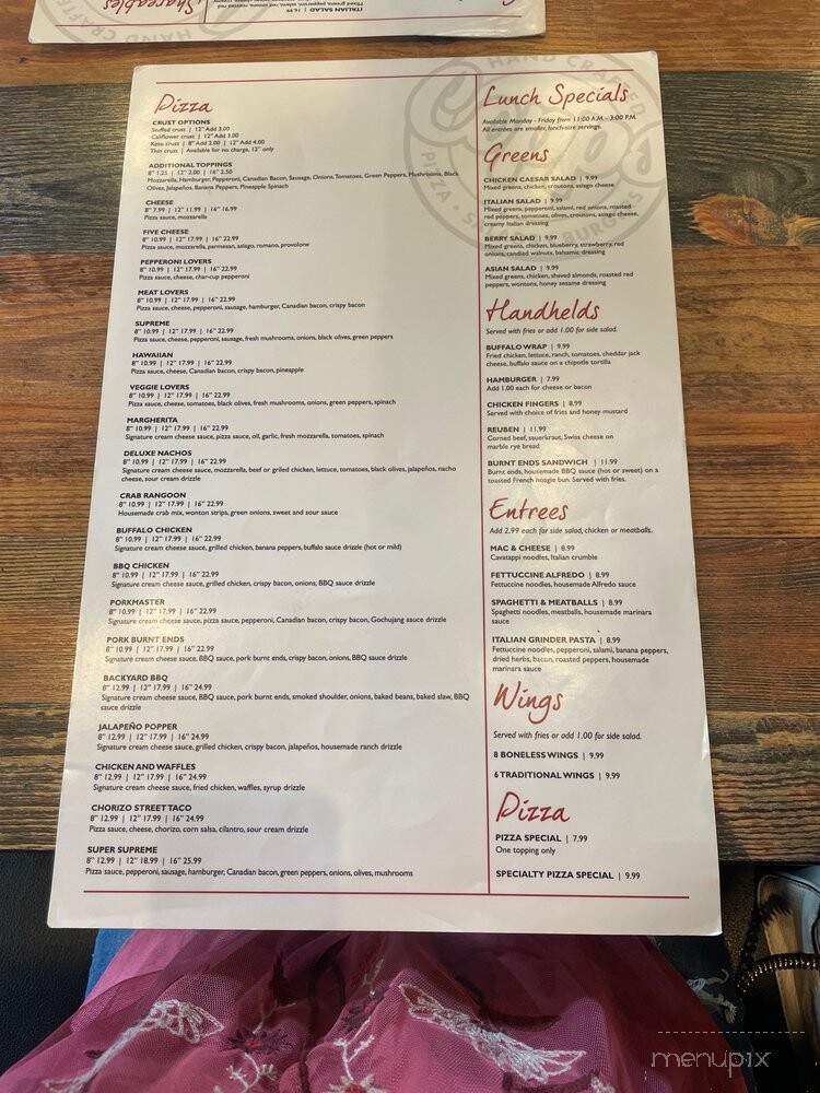 Copps Pizza - Papillion, NE menu_pic