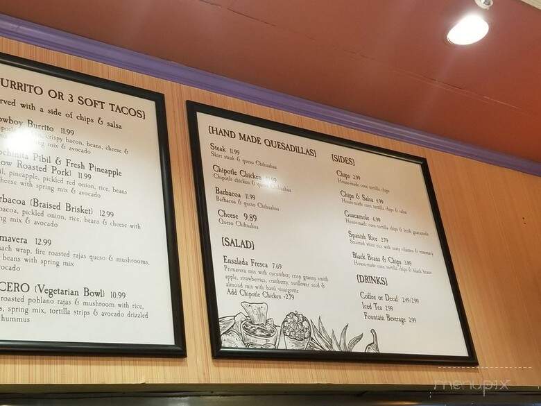 Decolores Burrito Joint - Chicago, IL menu_pic